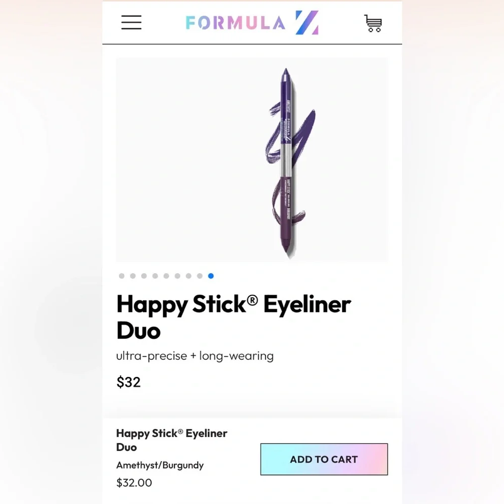 FORMULA Z HAPPY STICK DUAL COLOUR EYELINER & LAUREN CONRAD BLACK LIQUID EYELINER - Picture 8 of 16